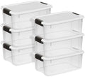 Sterilite Ultra Latch Box with Lids for Home and Office, 18 Quart, 6-Pack by Sterilite
