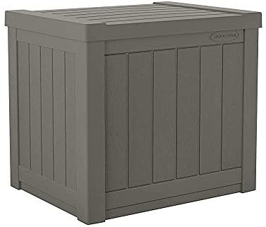 Suncast SS500ST 22 Gallon Small Resin Outdoor Patio Storage Deck Box (4 Pack) - Image 2