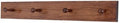 Solid Cherry Shaker Peg Racks (Mahogany, 23" x 3.5" with 4 pegs) by PEG+AND+RAIL