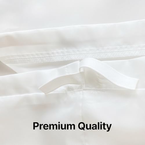 Roll&Stack Storage Bag Organizer, Set for 5 (XL1 L4 M4 S4), White - Perfect for Comforters, Blankets, Bedding, Bulky Clothes, and Puffer Jackets, Breathable, Dustproof, Washable, and Durable - Image 4