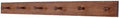 Solid Cherry Shaker Peg Racks (Mahogany, 35" x 3.5" with 6 pegs) by PEG+AND+RAIL