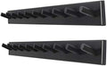Dseap Coat Rack Wall Mounted - 10 Peg Hooks, 38-1/4" Long, Heavy Duty Wall Coat Hanger Coat Hook for Clothes Hat Jacket Clothing, Black, Pack of 2 by Dseap