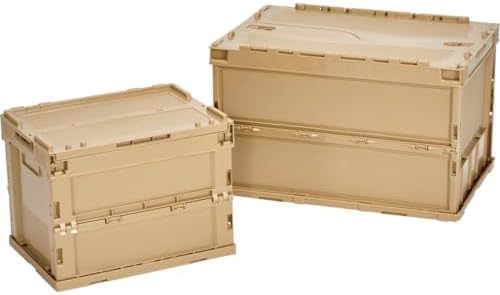 TRUSCO TR-SC20-LS Alpha Folding Container with Lid, 6.3 gal (20 L), LS Color, Storage Box - Image 4