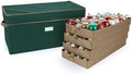 Covermates Adjustable Ornament Storage Box, 25.5"W x 13"D x 12.5"H, Green by Covermates