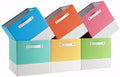 Cube Storage Bins | 11.8"x11.8"x9.8", Macaron & White, 6 Pack by FABINADO