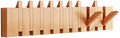 Paint Wood Wall Mounted Coat RackHooks Piano Key Hangers Natural Solid Wood Hanger Non-Woven Fabric Clothes Hangers for Closet, Kitchen, Bedroom, Bathroom, Entryway（Beech 10 Hooks） by MurphyBedKitMattresFrame