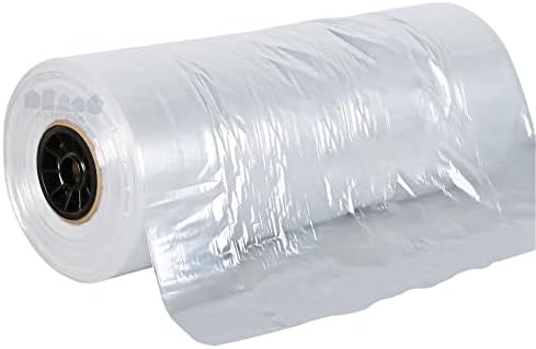 Plasticplace 0.65 Mil Garment Dry Cleaners Plastic Pants Bag, 21” x 7” x 30”, Clear, 577 Count - Image 2