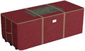 Elf Stor Christmas Tree Storage Bag with Wheels, Red, 67” x 28” x 24” by ElfStor
