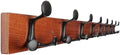 SKOLOO 43-Inch Cherry Wood Coat Rack Wall Mount with 8 Triple Hooks - Ideal for Family Entrances, Classrooms, and Pet Supplies Storage - Perfect Coat Hooks for Wall by SKOLOO