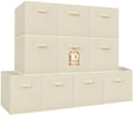 STORAGE MANIAC Storage Cubes, 13 Inch 10 Pack Collapsible Fabric Shelf Bins by STORAGEMANIAC