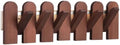 Cabilock Solid Wood Piano Key Wall Hooks 16.73 Inch Multi-Functional Coat Rack for Entryway Hats Bags Wall Mounted Organizer by cabilock