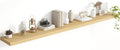 Acovy 72 Inch Floating Shelves, 8 Inch Deep Floating Shelves for Wall, Hanging Shelf with Invisible Brackets, Deep Shelves for Bathroom, Bedroom, Living Room, Oak, Set of 1 by Acovy