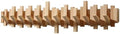 Wooden Coat Hooks Wood Wall Mounted Piano Coat Rack Flip Down Hook Rack Coat Rack Wall MountMulti Functional Space Saving Wall Organizer(Beech,78cm/31) by Unknown
