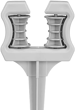 Relaxdays Garden Hose Guide, Set of 5, Ground Spike, Plastic, Discreet, Support, Practical, HxWxD: 26x10x3.5 cm, Grey - Image 6