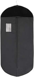 Foster-Stephens Thick, Sturdy, Long-lasting Oxford Cloth Garment Bags for Storage of Clothing, Dresses, Costumes, Suits, Coats, Gowns | Customizable | 42", 50", 62" (Black, Set of 3) by FOSTER-STEPHENS%2C+INC.