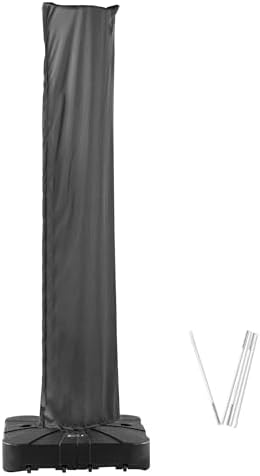 Cantilever Patio Umbrella Cover with Zipper and Rod by Ombrellon