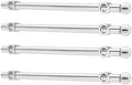 Rev-A-Shelf 14" Pull Out Valet Rod, Extendable Sliding Clothes Storage Hanging Rack with Mounting Hardware, Chrome, CVR-14-CR (4 Pack) by Rev-A-Shelf