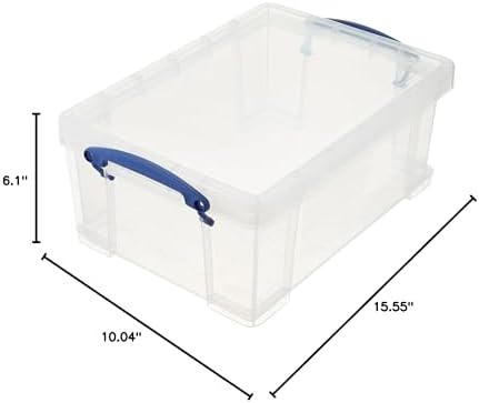 Really Useful Box Stackable 9 Liter Plastic Storage Container, 10 Pack - Image 7