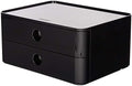 Han 1120-13 Allison SMART-Box, Designer Drawer Box, Stackable with 2 Drawers, Jet Black by Unknown