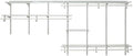 ClosetMaid ShelfTrack Wire Closet Organizer System, Adjustable from 7 to 10 Ft., With Shelves, Clothes Rods, Hardware, Durable Steel, White by Unknown
