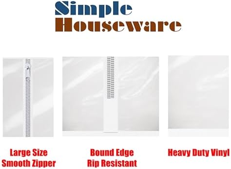 Simple Houseware Industrial Grade Z-Base Garment Rack w/Cover Tube Bracket - Image 6