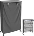 Wire Shelf Cover 36"x14"x54", Heavy Duty 600D Oxford Rack Cover with Zipper by MOLLYAIR