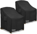 Patio Chair Covers 2 Pack,Waterproof Heavy Duty Patio Furniture Covers for Outdoor Chair(40 W x 40 D x 36 H inches)Black by Osileyo