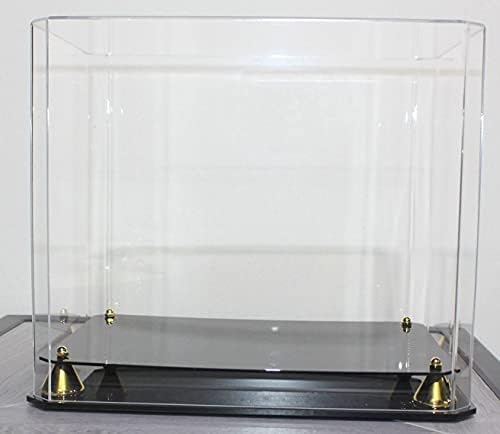 Pro Collector's Football Helmet Display Case Stand aslo fits Full Size Baseball, Ice Hockey, Motorcycle Helmets, One-Piece-Cover for Better Seal, Showcase with 98% UV Protection - Image 2