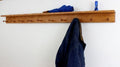Cherry Peg Rack with Shelf -Handcrafted in the USA (Cherry, 18" with 3 pegs) by PEG+AND+RAIL