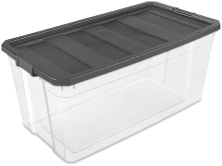 Sterilite Modular Stacker Box with Latching Lid, 200 Quart, 3-Pack - Image 2