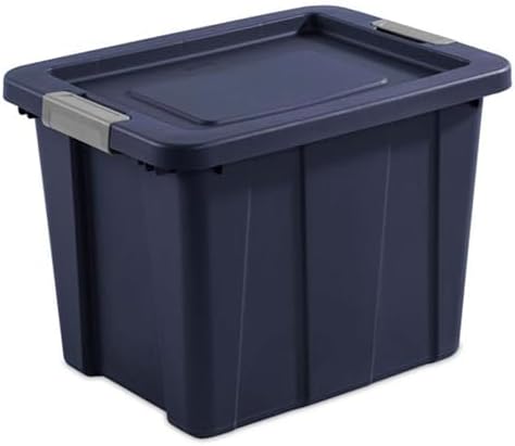 Sterilite 18-Pack Storage Bins with Lids, Heavy Duty Totes, Tuff1, 18 Gallon, Dark Indigo - Image 5