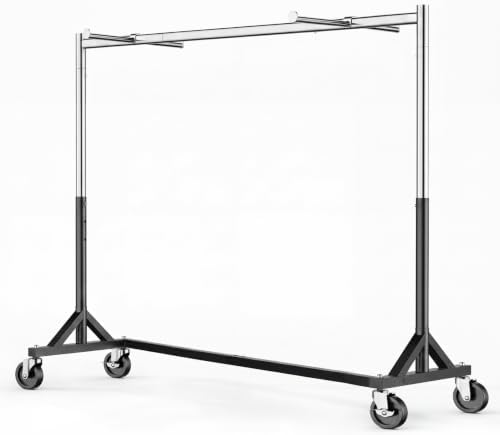 HOKEEPER Z Rack for Clothes Heavy Duty Hold 500 LBS with Display Arms by HOKEEPER