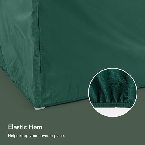 Covermates Classic Outdoor Glider Cover, Vinyl, 62Wx32Dx34H, Green - Image 6