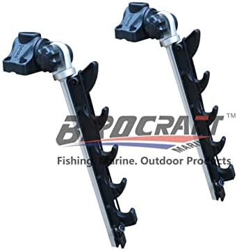 Brocraft Crappie Rod Holder/Transport Rack/Boat Rod Storage System - Image 5