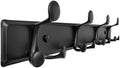 SKOLOO 12 Hooks Wall Mounted Coat Rack, 24 Inch Modern Coat Hanger for Entryway, Bathroom, Garage, Lightweight with 16 Inch Stud Spacing Design, Matte Black by SKOLOO