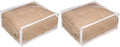 FBA Set of 5 Clear Vinyl Zippered Storage Bags 24x20x11 Inch (Pack of 2) by FBA