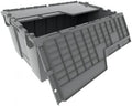 Plastic Modern Lidded Home Storage Bins - 6 Pack Heavy Duty 8.5 Gallon Size - 21.5 Inch L x 15 Inch W x 9 Inch H by Unknown