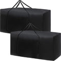 Silkfly 2 Pcs Patio Cushion Storage Bags Waterproof, 68" L x 30" W x 20" H by Silkfly