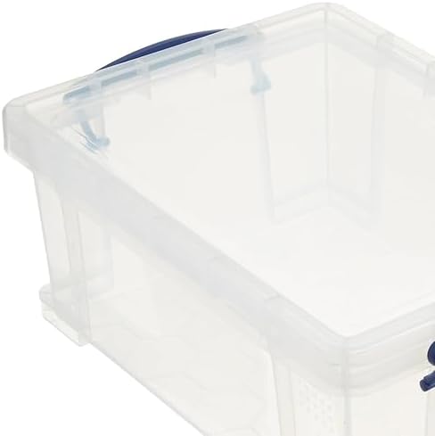 Really Useful Box Stackable 9 Liter Plastic Storage Container, 4 Pack - Image 4