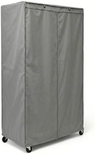 Formosa Covers Premium Wire Shelf Cover - Perfect Fit for Wire Shelving - Versatile Shelf Covers Protects & Organize - Ideal for Outdoor Storage Shelf - Wire Rack Cover - 36Wx24Dx72H Inches - Grey by FormosaCovers