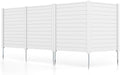 GIANTEX No-Dig Air Conditioner Fence, 4 Panels, 48''W x 48''H, White by Giantex