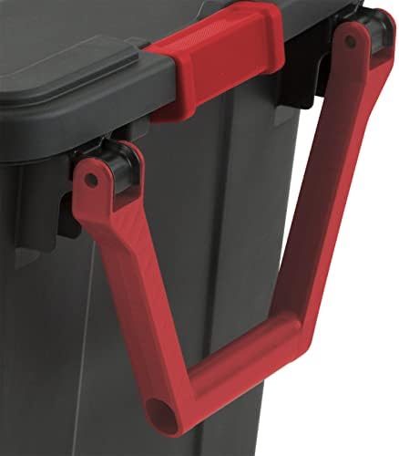Storage Bins 40 Gallon Heavy-Duty Plastic Storage Bins, 2 Pack Container Totes with Durable Lid and Secure Latching Buckles, Stackable, Tough Storage Containers for Garage and Metal Rack Organizing - Image 6