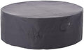 WJ-X3 Ripstop Round Patio Table Cover, 84" D x 31" H, Grey by WJ-X3