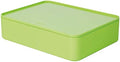 Han 1110-80 Smart Organiser Allison Practical Stackable Utensil Box with Inner Bowl and Lid Lime Green by Unknown