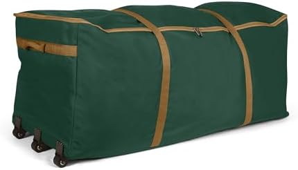 Covermates Christmas Tree Rolling Cinch Bag, 60" W x 24" D x 24" H, Green by Covermates