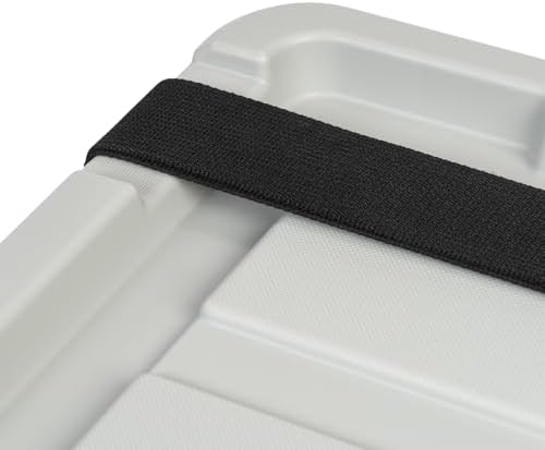 IRIS USA 6-Pack 5 Gal Heavy Duty Lockable Storage Totes with lids, Gray - Image 3