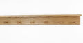 Oak Shaker Peg Rack with Shelf (Natural, 35" with 6 pegs) by PEG+AND+RAIL