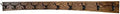 Oak Curved Back Wall Mounted Coat Rack - Bronze Hooks - Made in The USA (Walnut, 52" x 4.5" - 10 Hooks) by PEG+AND+RAIL