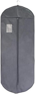 Foster-Stephens Thick, Sturdy, Long-lasting Oxford Cloth Garment Bags for Storage of Clothing, Dresses, Costumes, Suits, Coats, Gowns | 42", 50", 62" | Customizable | (62", Grey) by FOSTER-STEPHENS%2C+INC.
