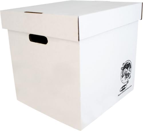 Durable Set of 10 12 inch Vinyl Record Storage Boxes - Heavy-Duty Cardboard Construction with Removable Lid - Holds Up to 90 Records Each - Built Tough for Long-Term, Secure Archival Storage - #12BC13 - Image 3